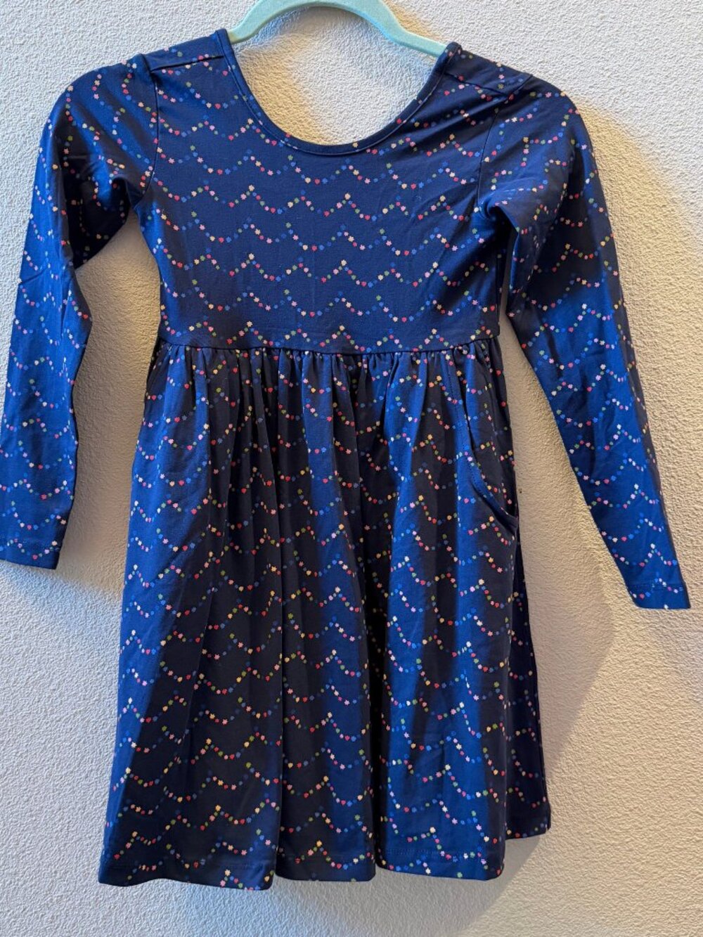 Hanna Andersson Girls Long Sleeve Dress US 6-7